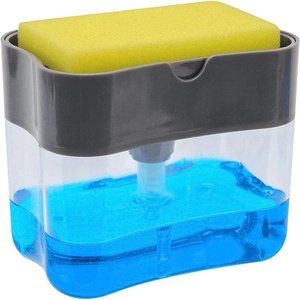 Rack Soap Dispenser and Sponge Caddy 13 Ounces Soa